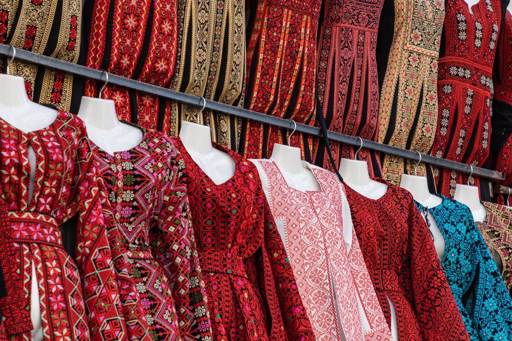 Tradičné beduínske šaty