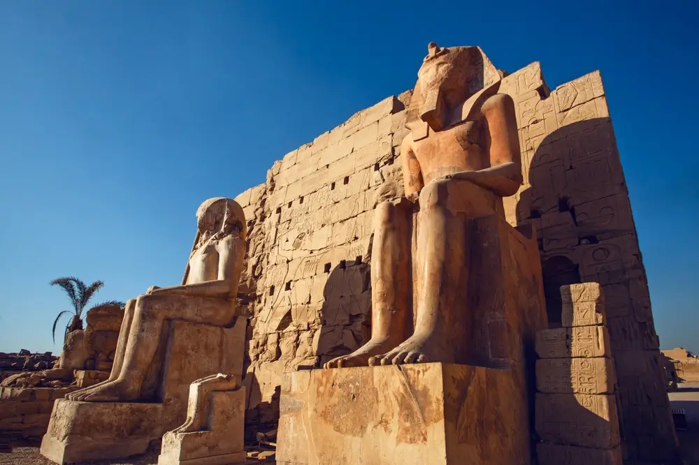 Chrám v Karnaku, Egypt