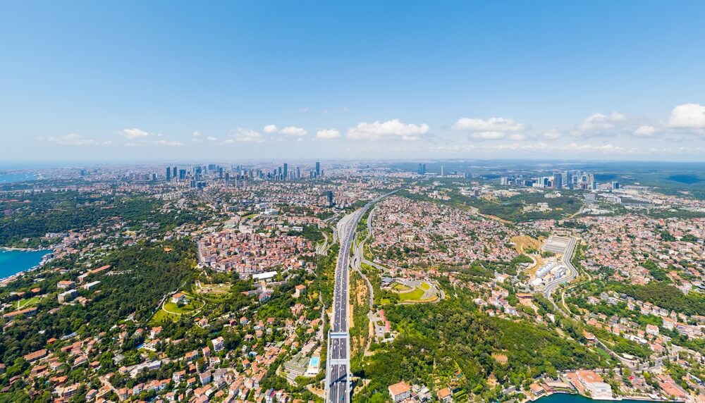 Istanbul, Turecko. Panoráma mesta