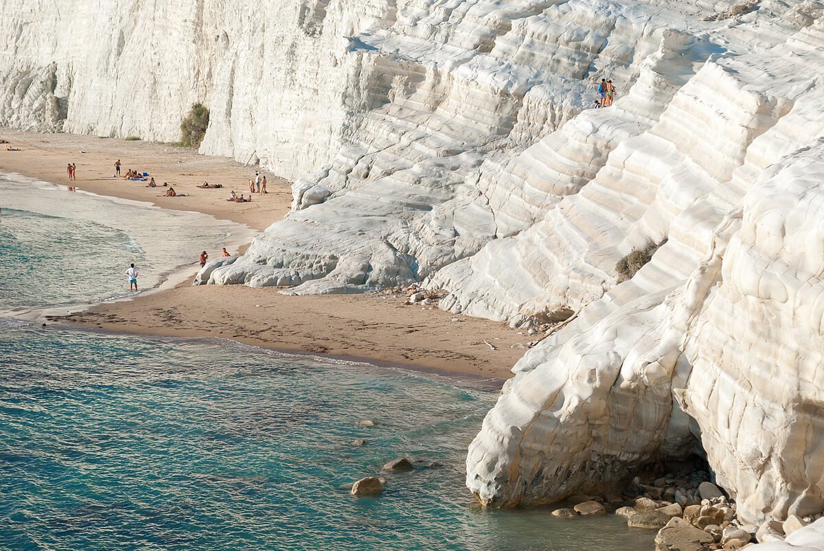 Turecká skala (Scala dei Turchi)