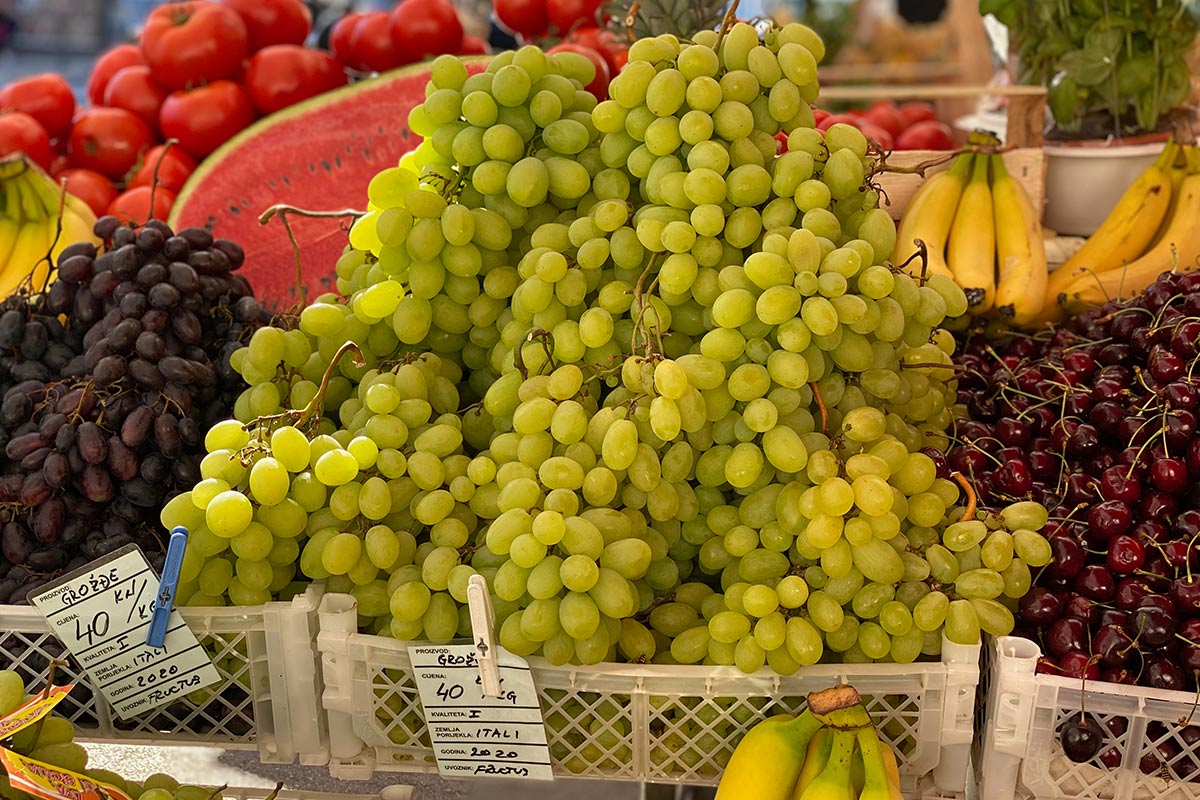 Trh v Trogire, Chorvátsko