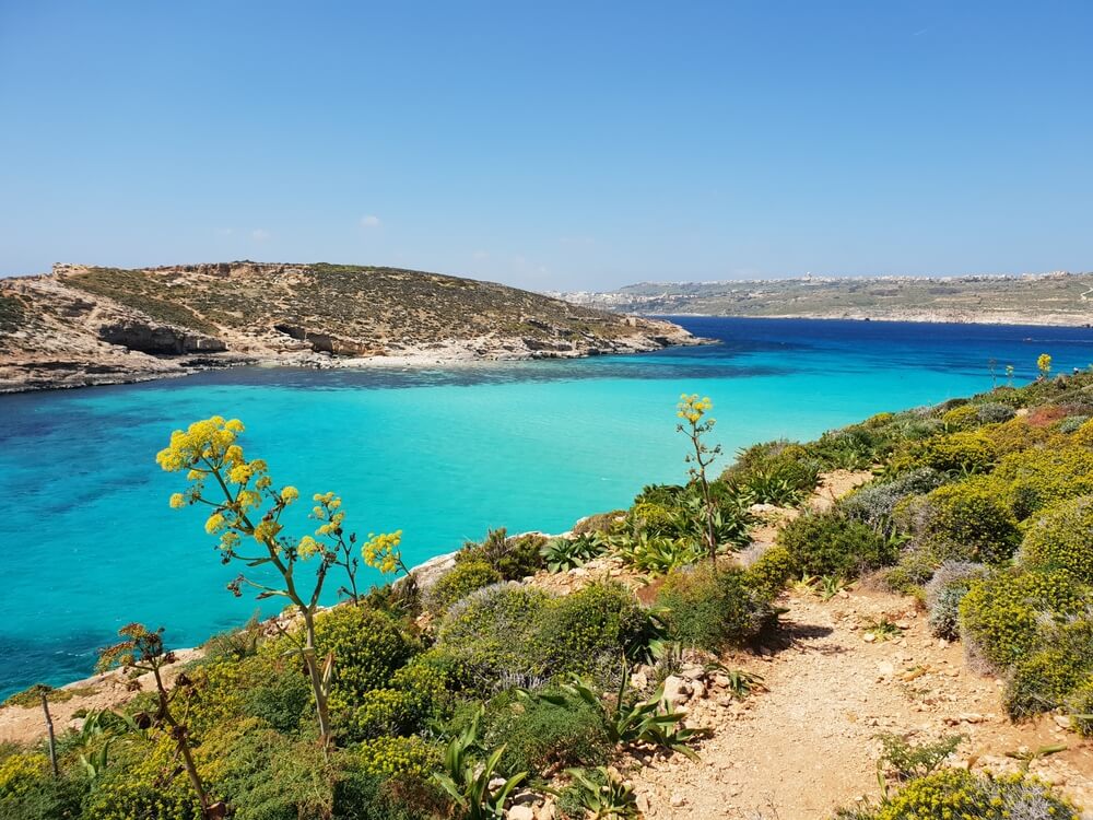 Modrá lagúna, Comino, Malta