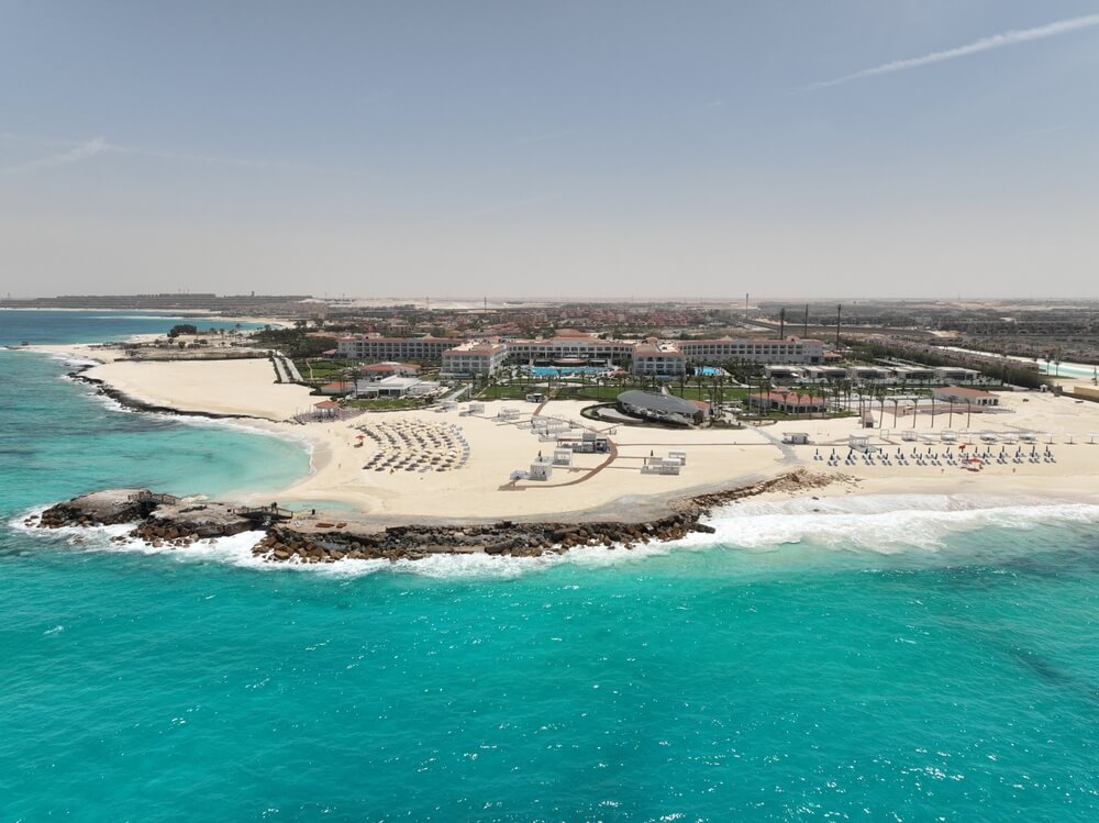 Pláže v El Alamein, Egypt