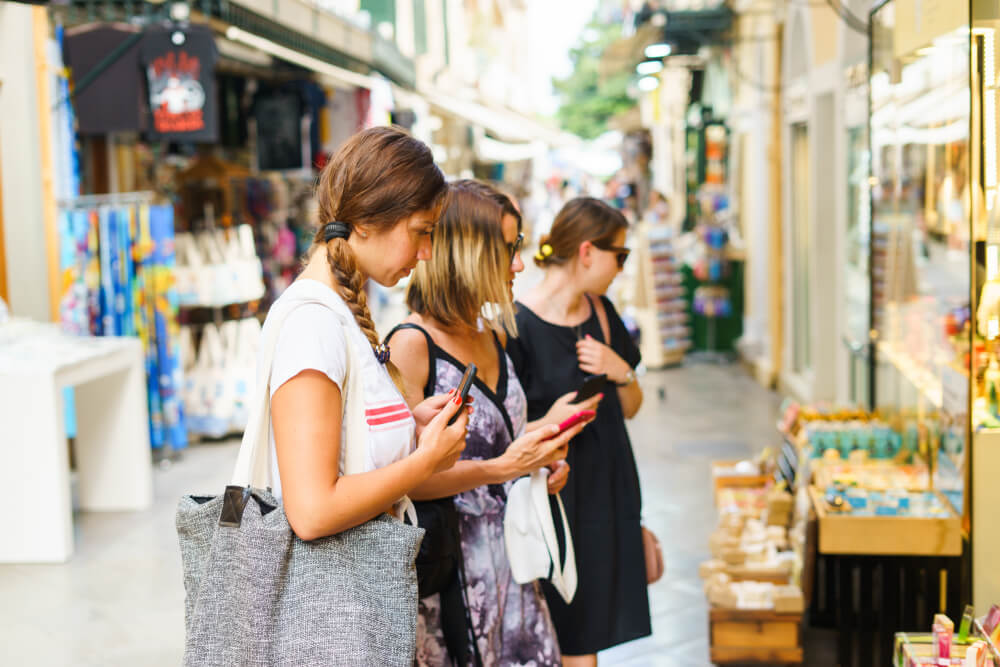 Nakupovanie na Korfu