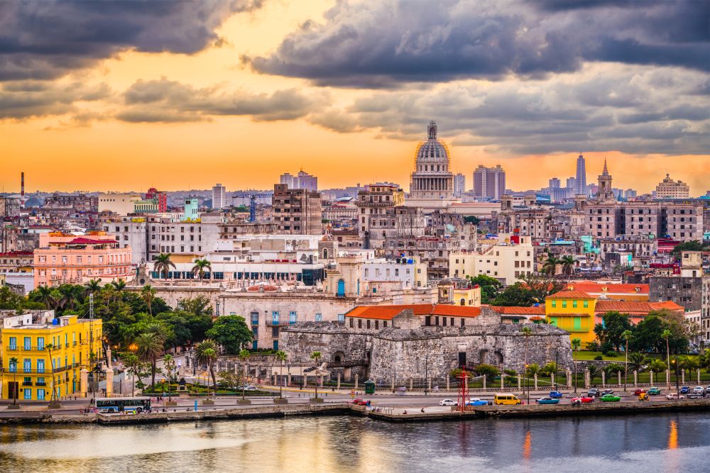 Celkový pohlad na centrum Havany