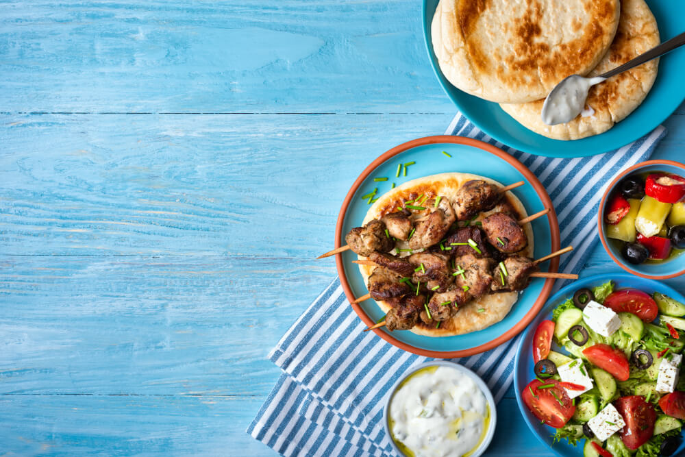 Souvlaki, Grécko