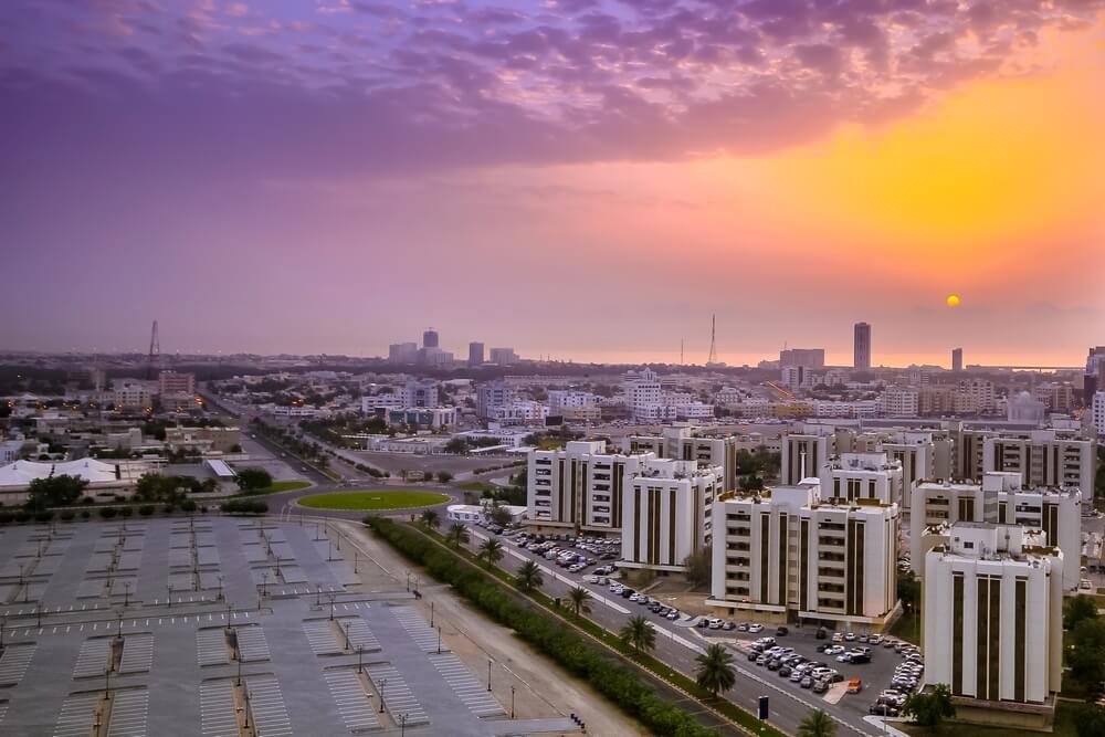 Fujairah city sunrise