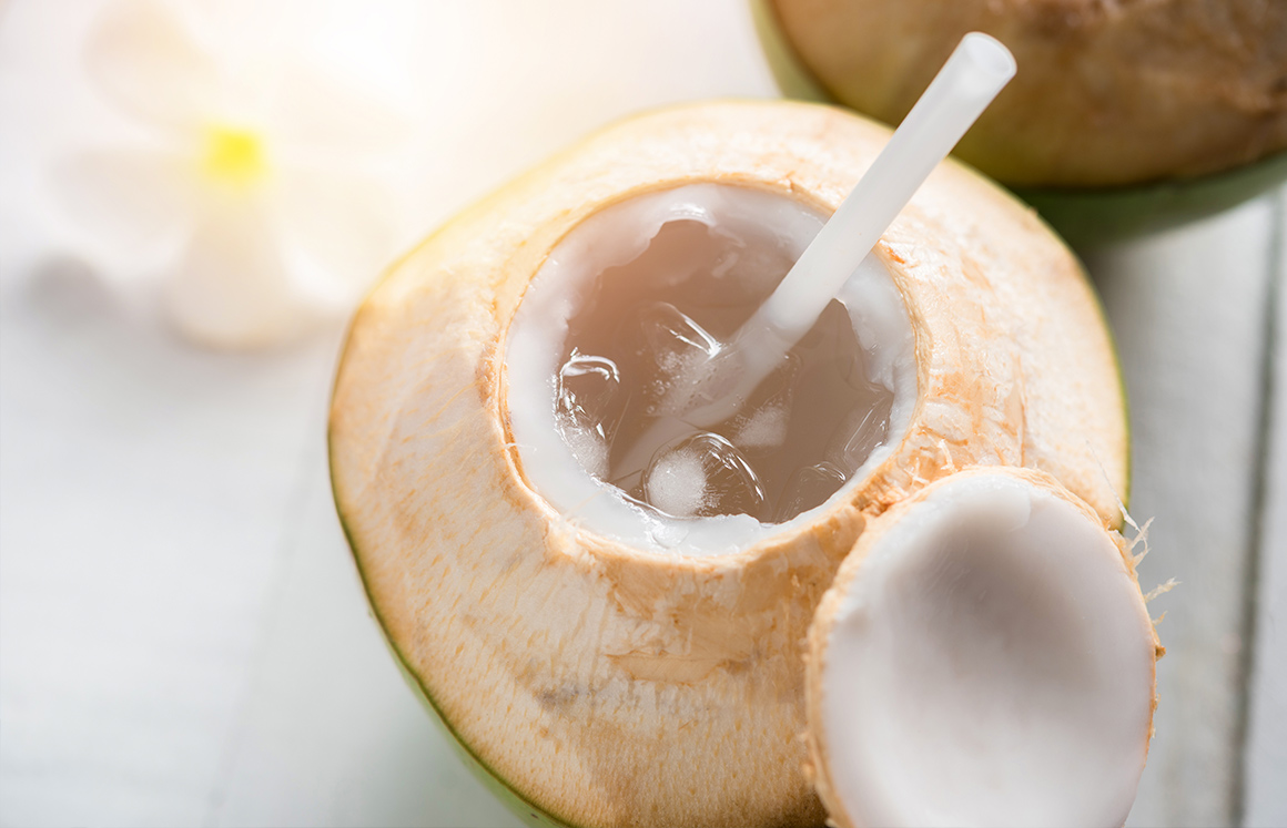 Kokosová voda, obľúbený maurícijský nápoj