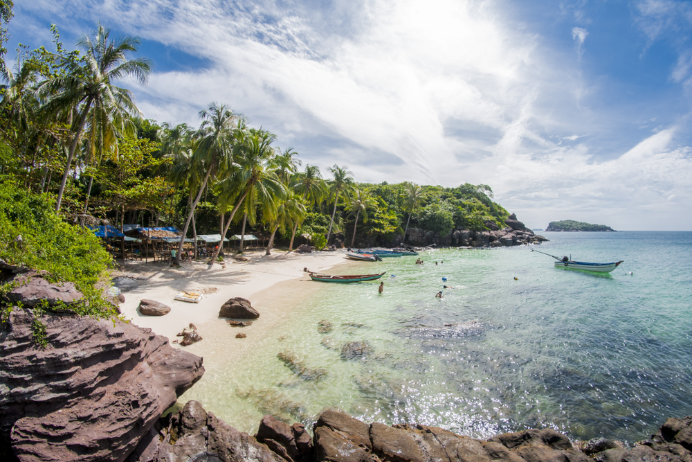 Pláž na ostrove Phu Quoc