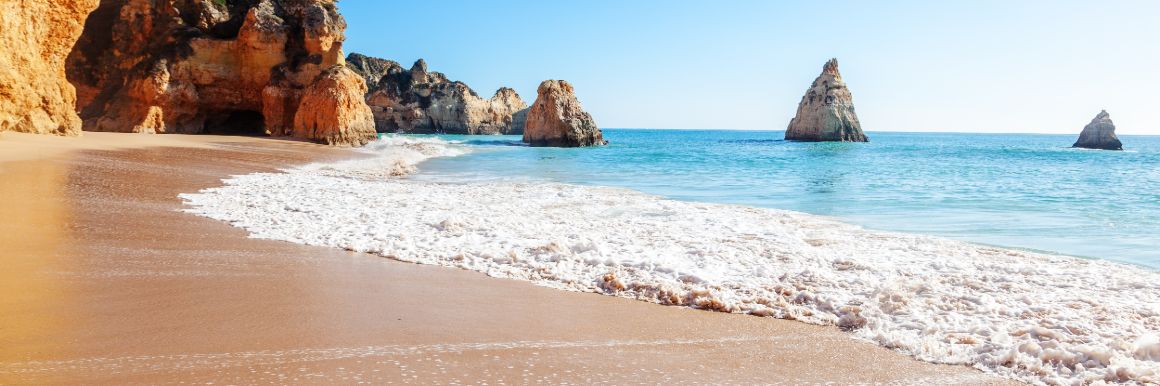 Pláž v Algarve