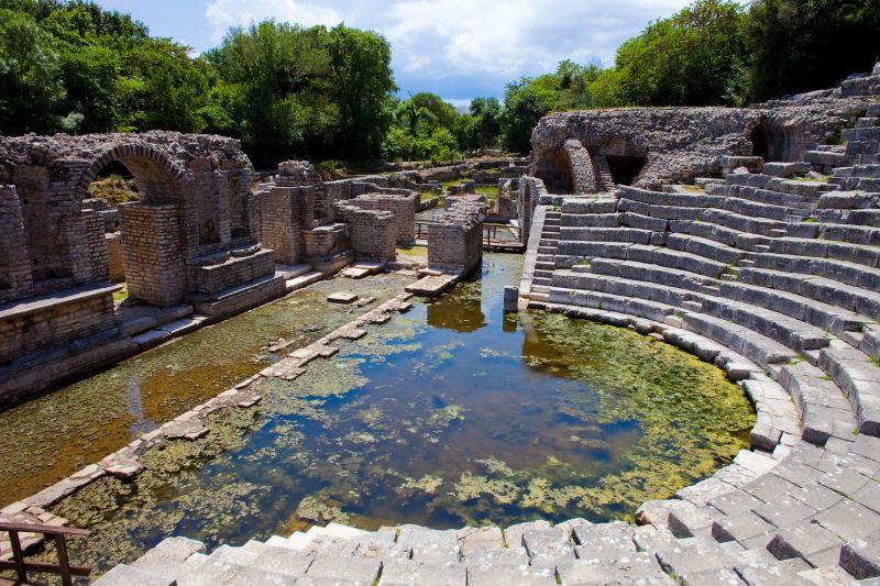 Antické divadlo Butrint Antické divadlo Butrint