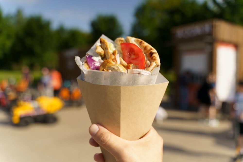 Street food v Grécku – gyros