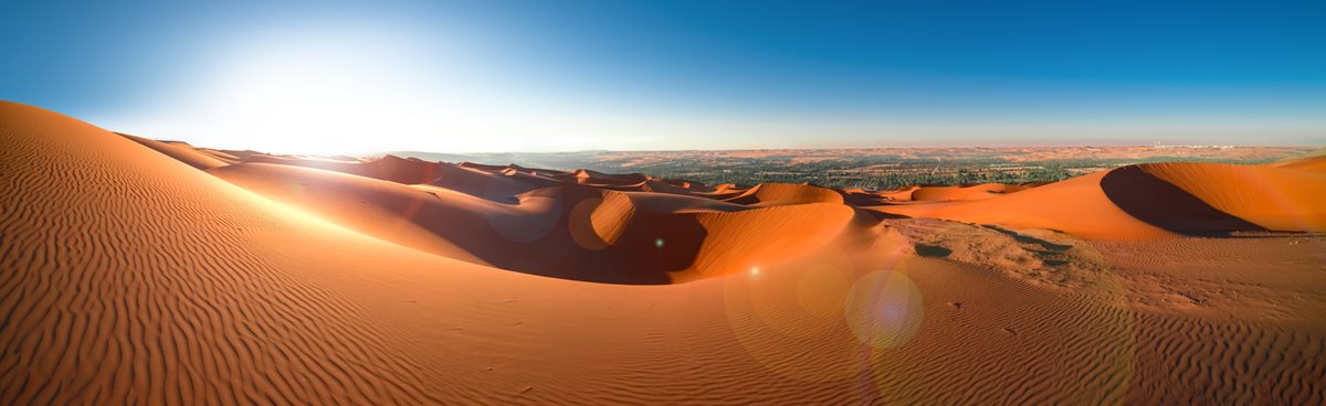 púšť v Abu Dhabi