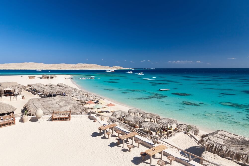 Mahmya beach, ostrov Giftun Mahmya beach, ostrov Giftun