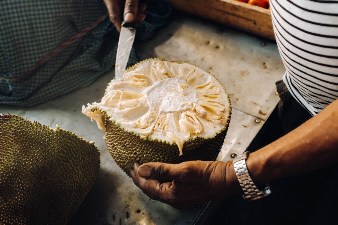 Ovocie na trhu v Port Louis, Maurícius