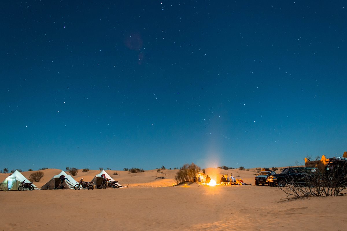 Prenocovanie na púšti