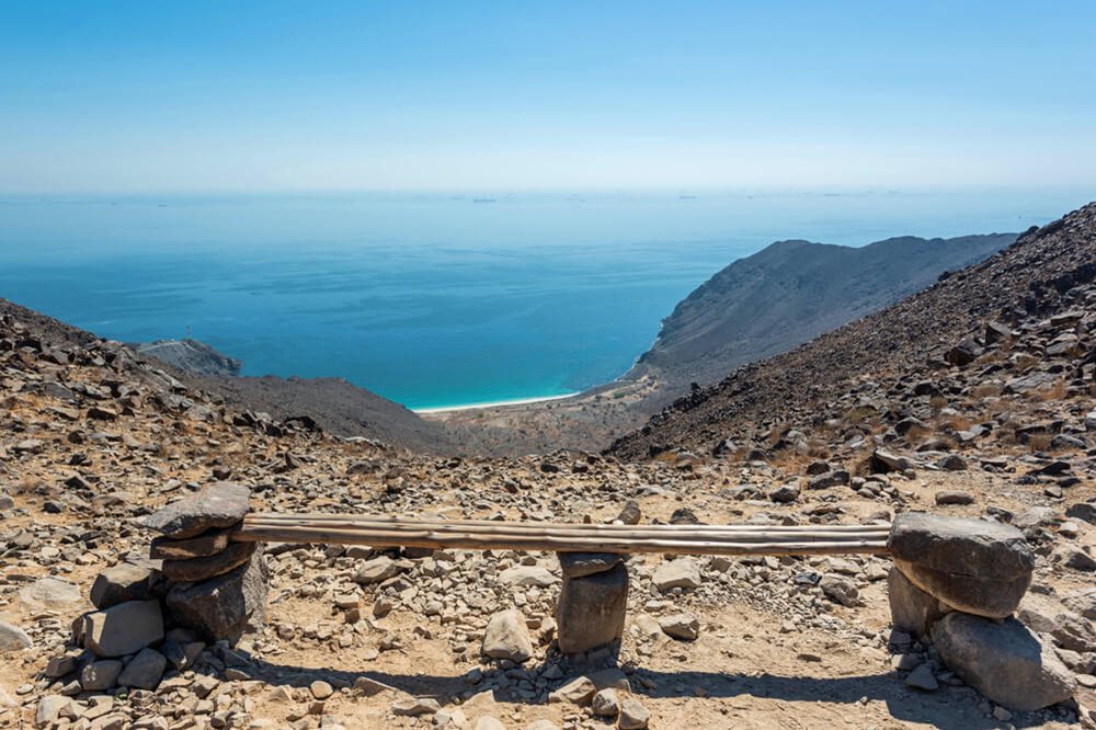 Krásny výhľad na pohorie Hadžar