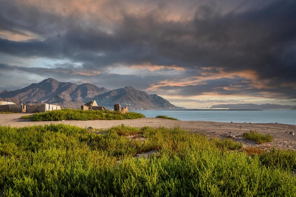 Krásna pláž z Fujairah