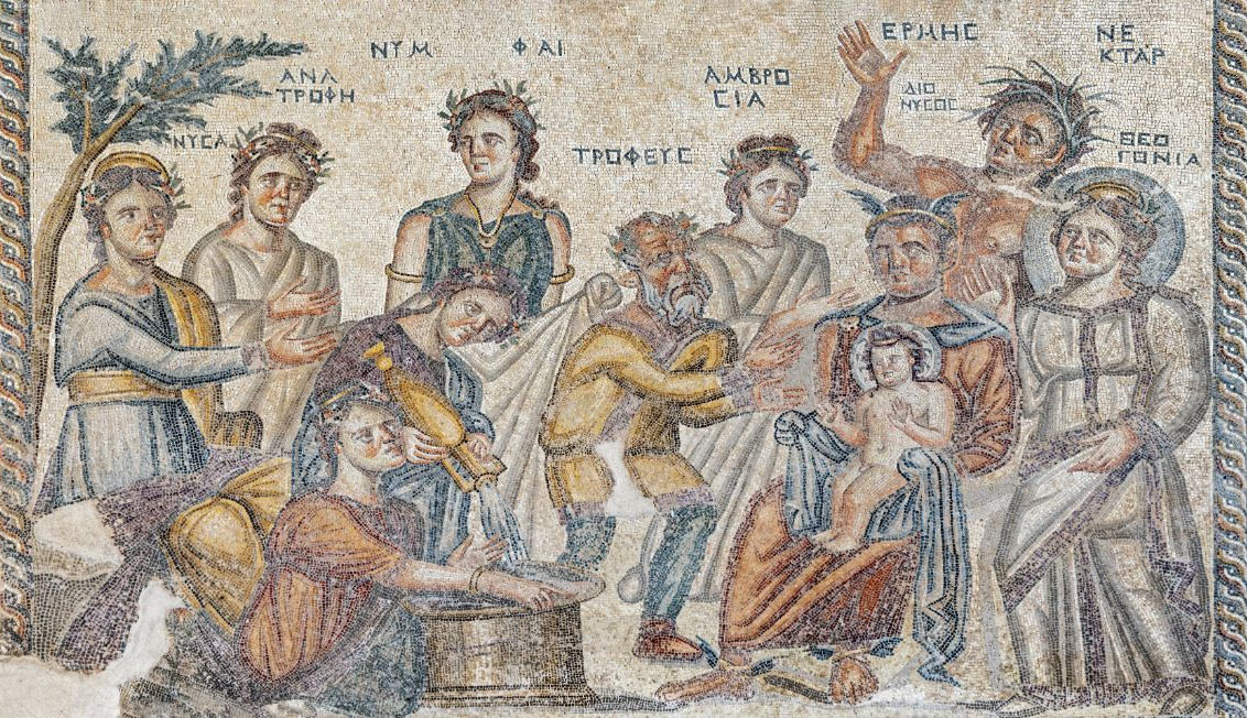 Mozaika z náleziska v Paphose