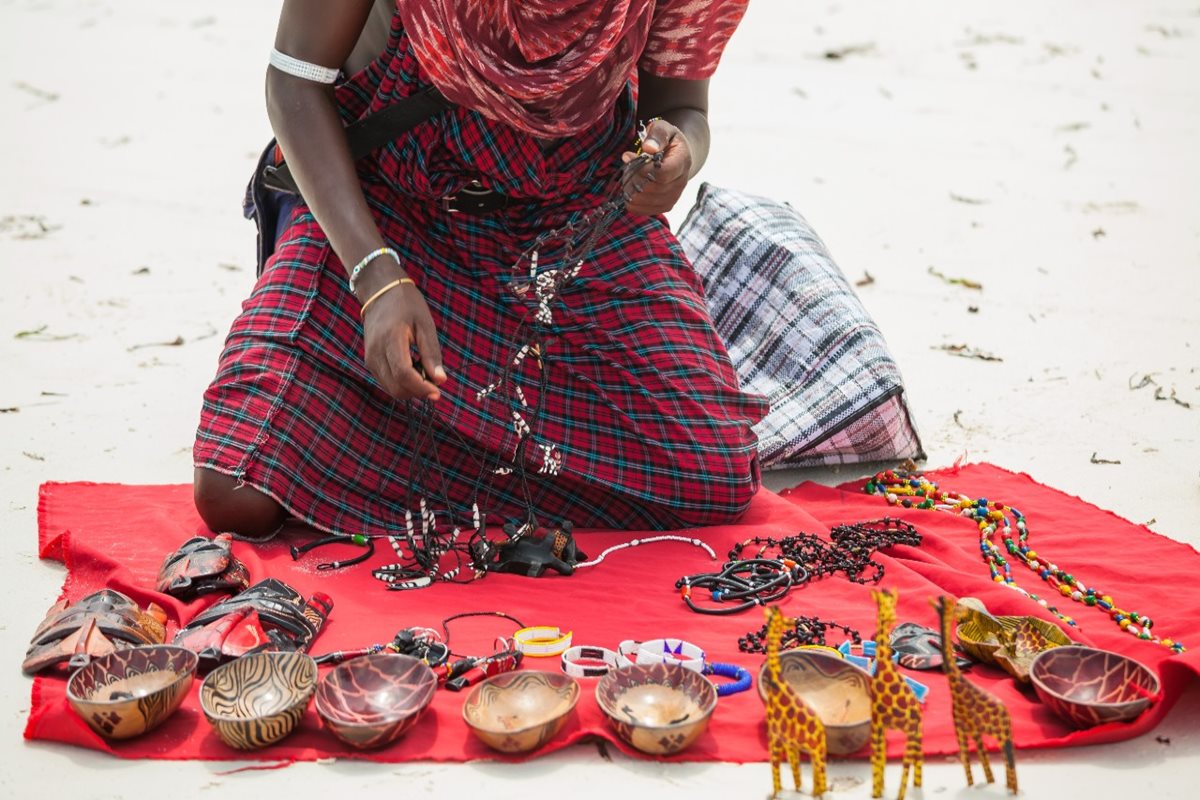 Masajský predajca