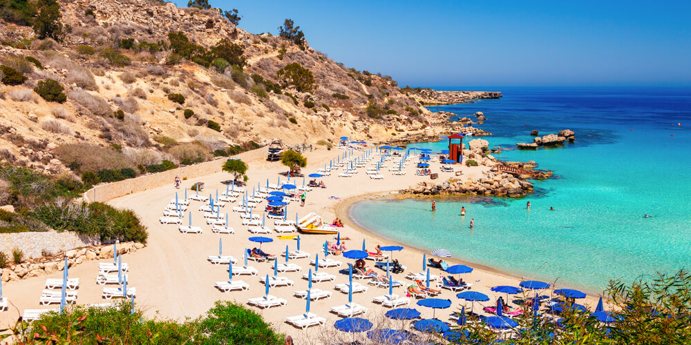 Pláž Nissi, Cyprus