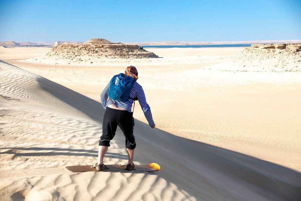 Sandboarding, Egypt